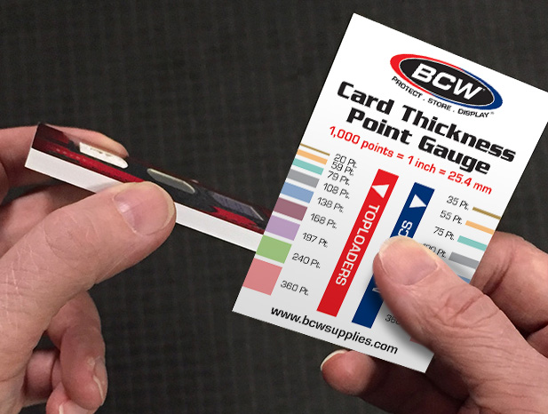 Sports Card Thickness Chart