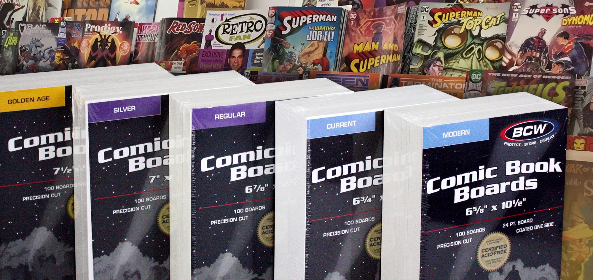 200 NEW CSP Current Comic Bags and Boards Modern Archival Book Storage 