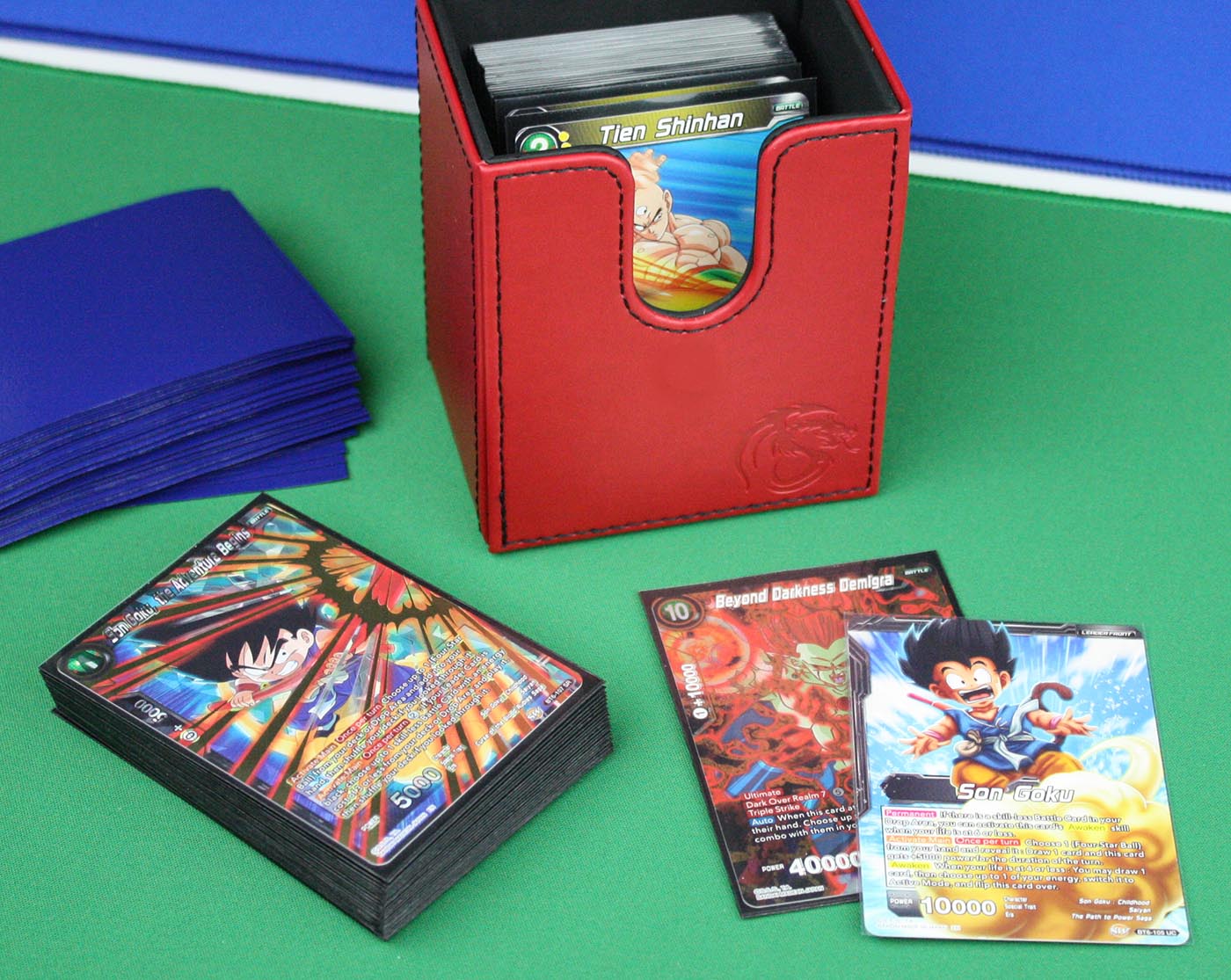 DBS cards with Deck case LX and elite2 sleeves