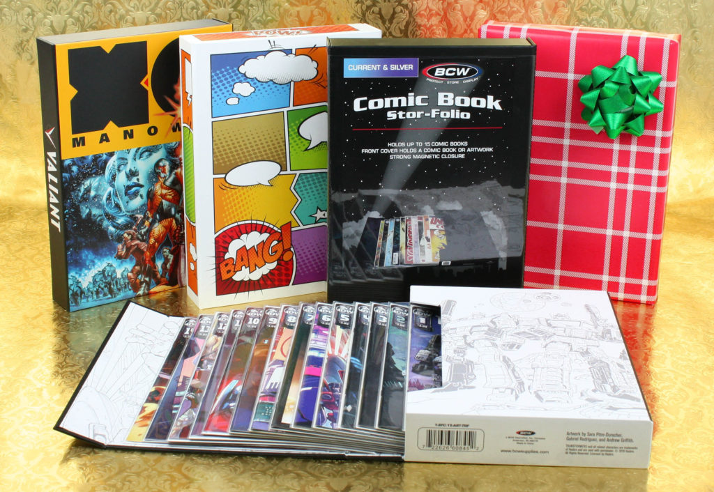 Comics with various BCW Comic Stor-Folios