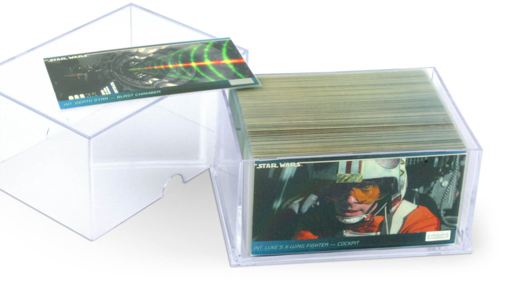 Star Wars cards in 250 ct slider box