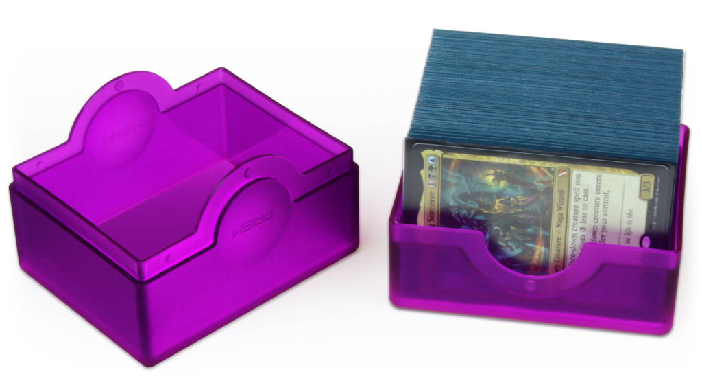 Holds 50 Double-Sleeved Or 60 Single-Sleeved Cards