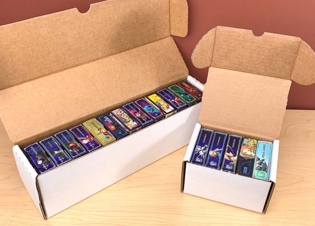 BCW Topload storage box and 330 card box with Exceed decks