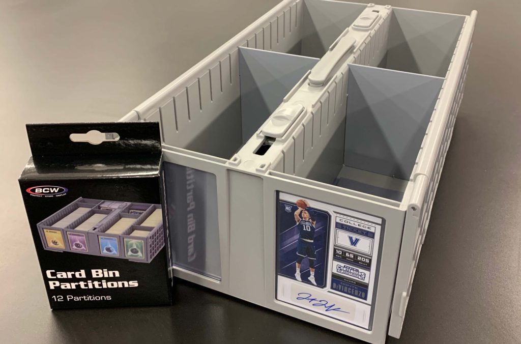 BCW 1600 Card Bin and Partitions