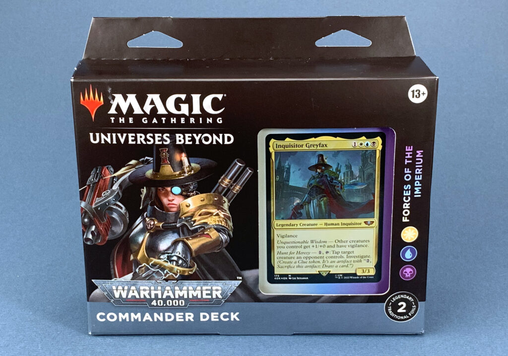 Magic the Gathering Warhammer 40,000 Commander Deck Forces of the Imperium