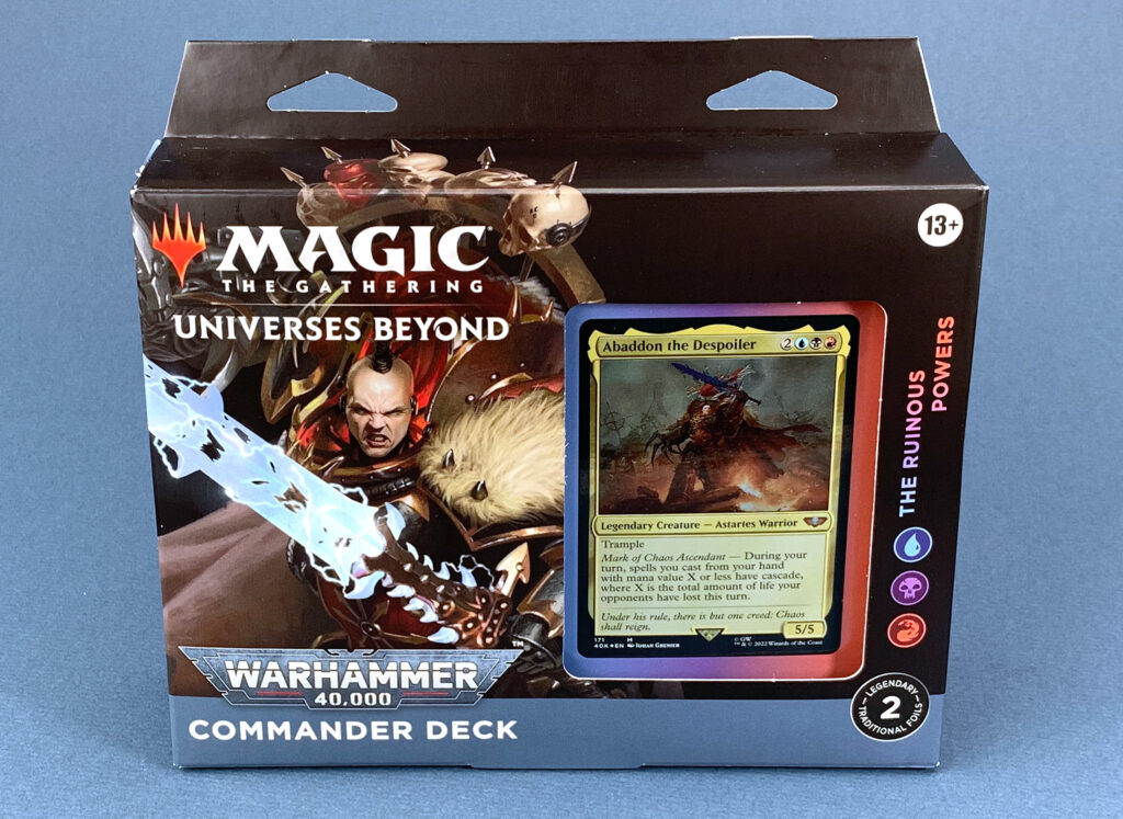 Magic the Gathering Warhammer 40,000 Commander Deck The Ruinous Powers