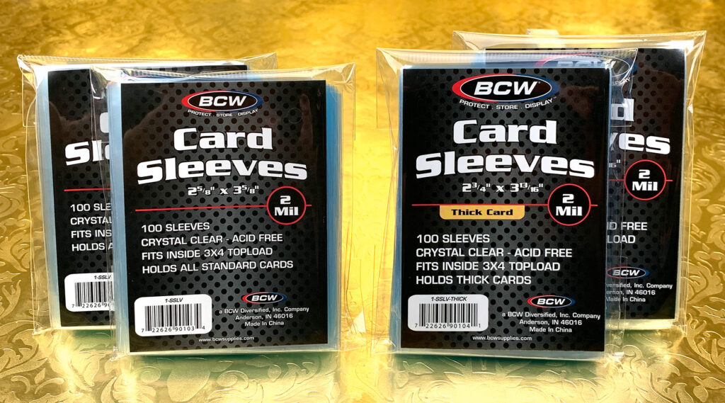 Standard and Thick Card Sleeves