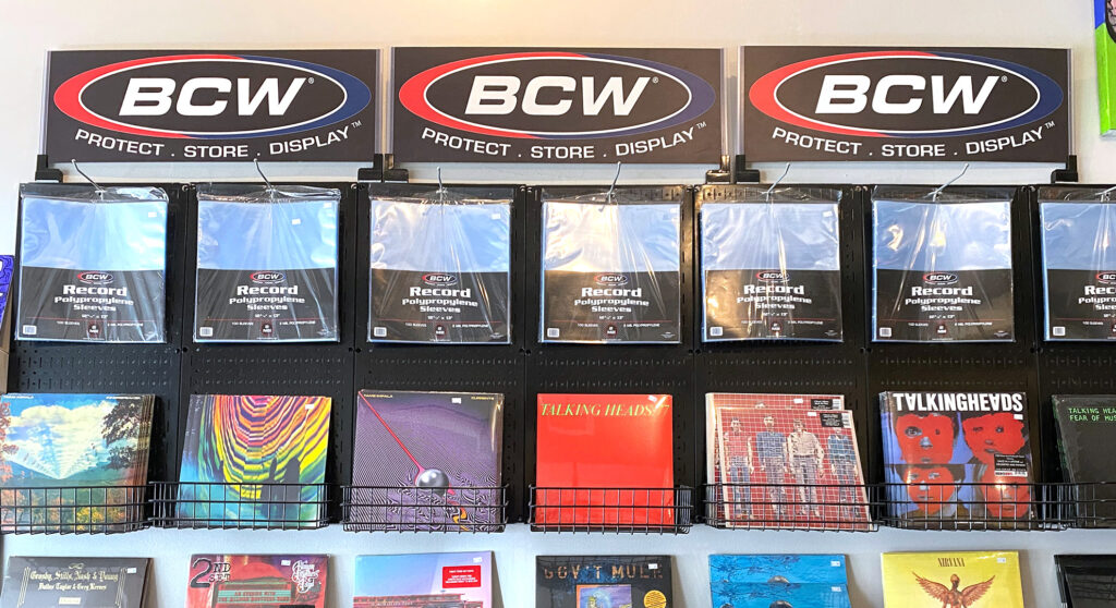 Record Shop with BCW Signage