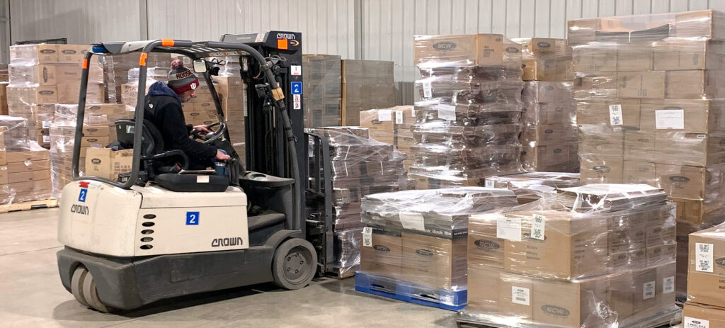 Fork Lift at BCW Supplies Warehouse