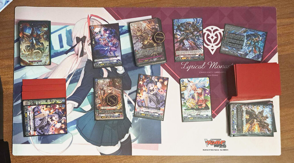 Cardfight Vanguard cards and deck