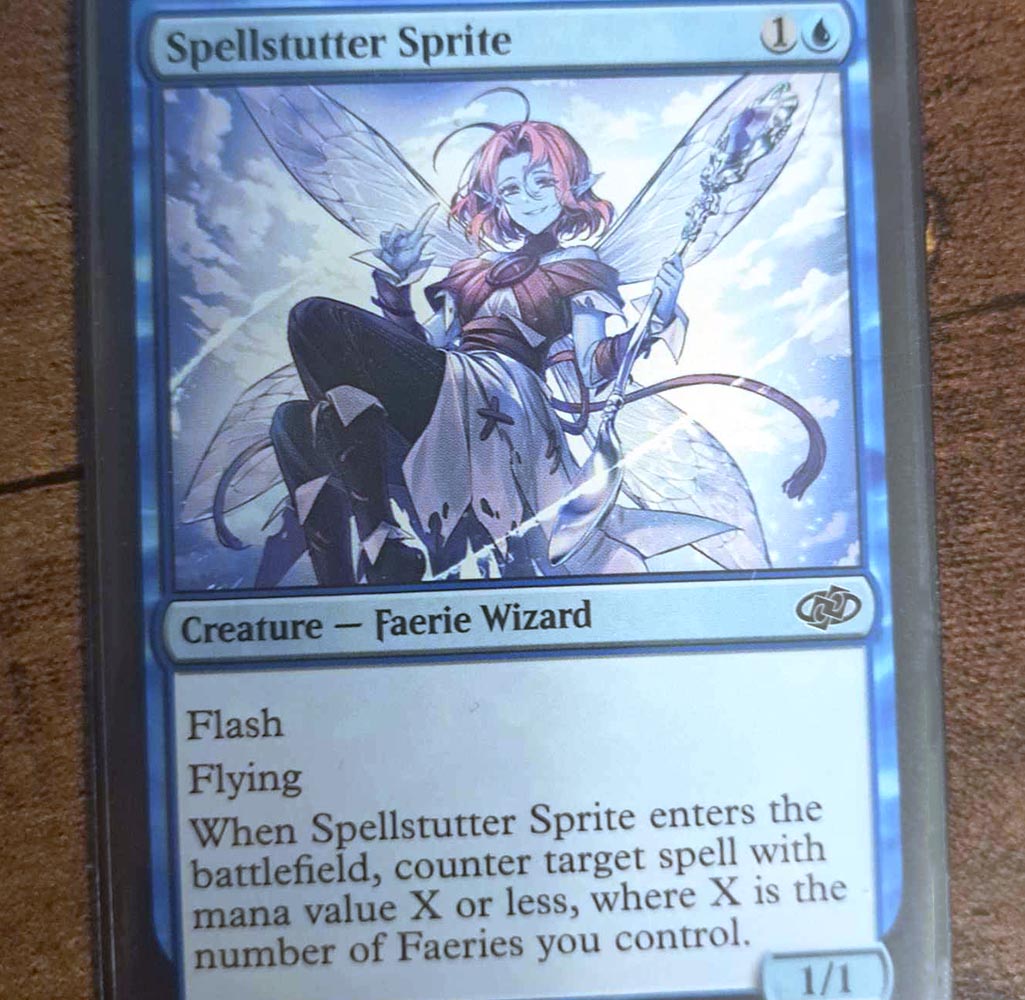 Spellstutter Sprite card for Magic the Gathering