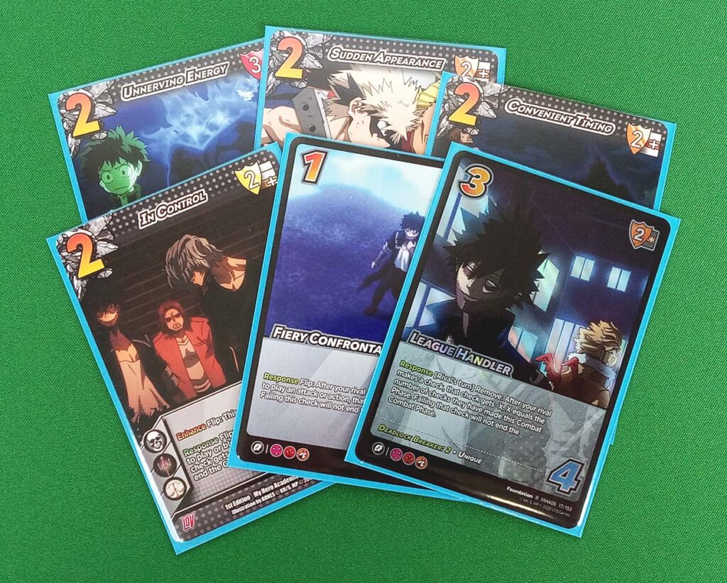 Cards for Universus that effect or require control checks.