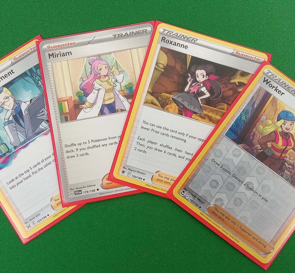 Supporter cards used in this Tinkaton ex deck.