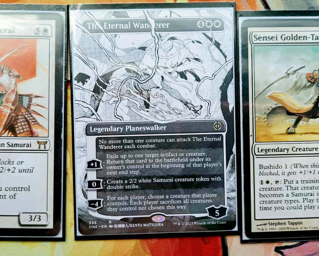 Cards from the Bushido Jumpstart mini deck.