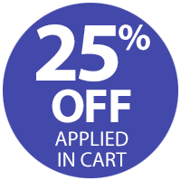 25% Off Applied in Cart