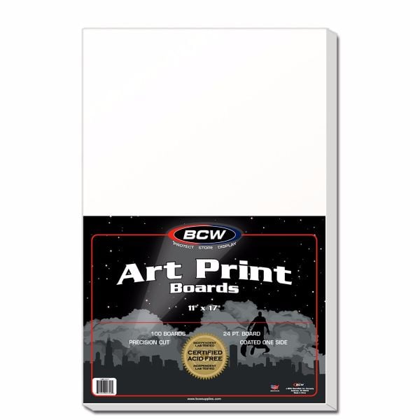 Backing Board for Prints  Buy Art print Backing Boards - BCW Supplies