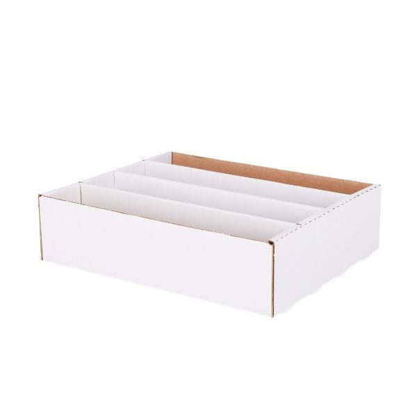Trading Card Storage Box with Dividers, 5 Row Box