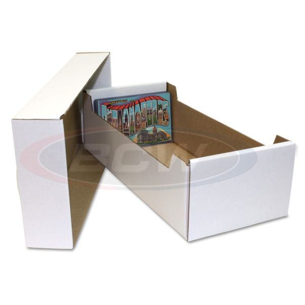 Cardboard Trading Card Boxes BCW Graded Card Boxes (2-Pack)  Corrugated Cardboard  Storage For Sports Cards & Trading Cards