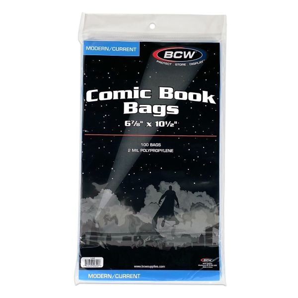 100 Count Comic Book Bags Current Size Comic Bags 7 2 X 10 5in Transparent  Acid Free And Reusable Comic Book Sleeves For Regular Comics, Don't Miss  These Great Deals
