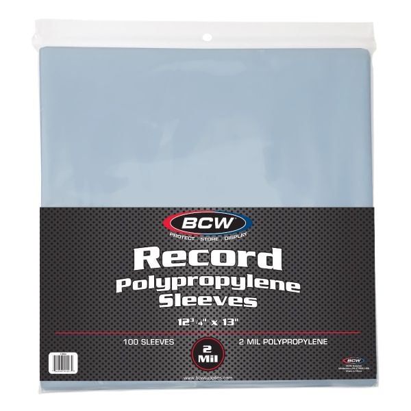 33 RPM Record Sleeves - BCW Supplies