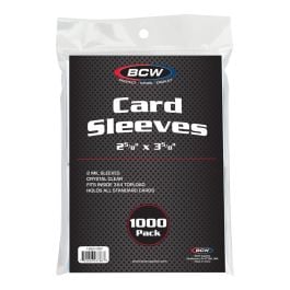 Standard Card Sleeves - 1000 Pack