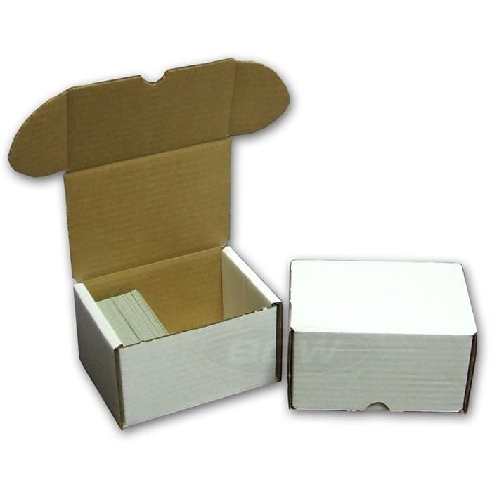 Bundle of 10 BCW Cardboard 33 1/3 RPM Record Album Storage Boxes