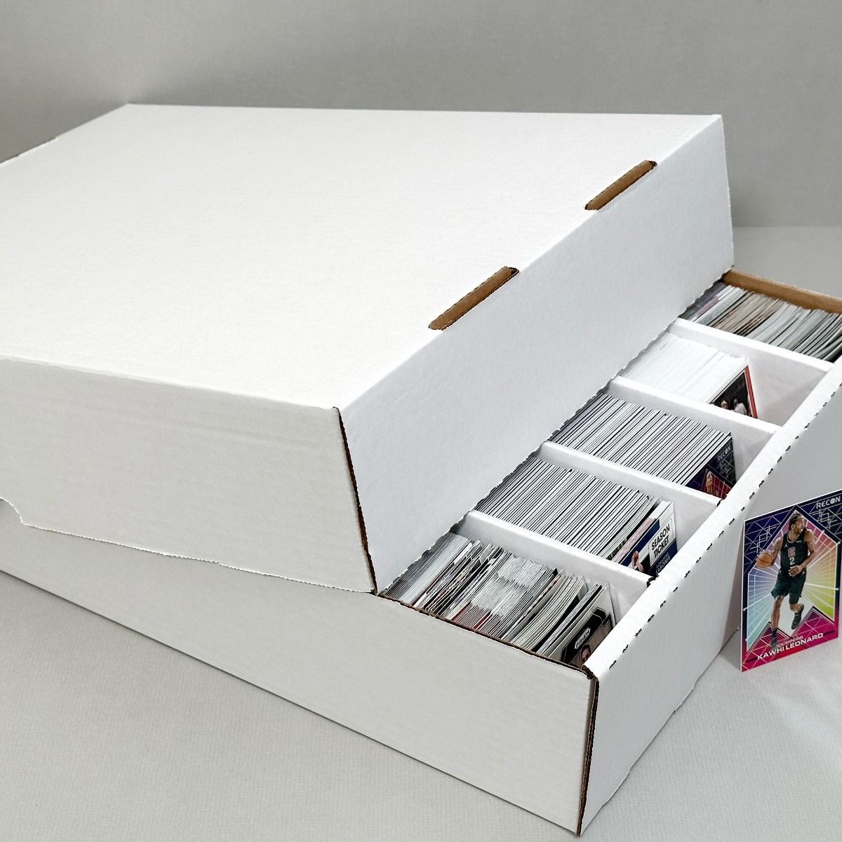 Horizontal Card Organizer for Wooden Artist Case  Card organizer, Trading card  storage, Sports cards display