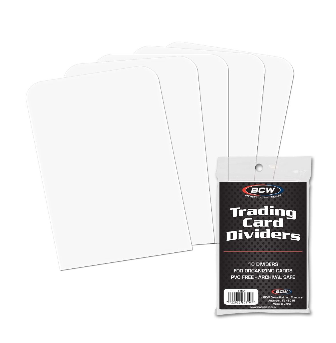 ZLCA Trading Card Dividers with Tabs 2.75 x 3.76 Inch (50