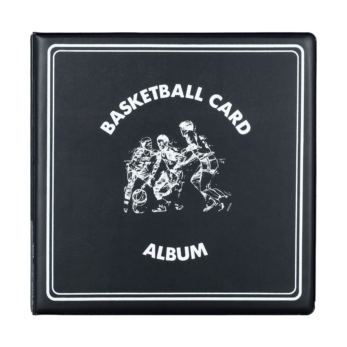 BCW 3" Basketball Card Collector D-Ring Binder Album, Black