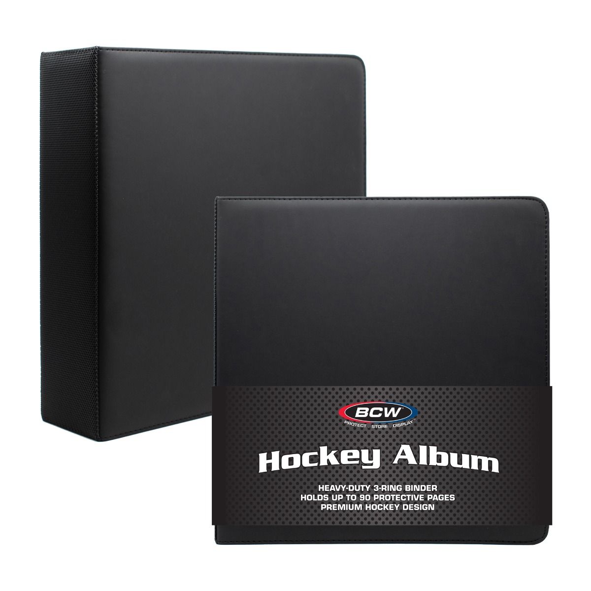 3 in. Album - Hockey Collectors Album - Premium Black