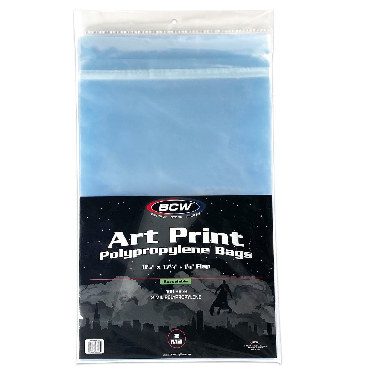 Resealable 11x17 Art Print Bags