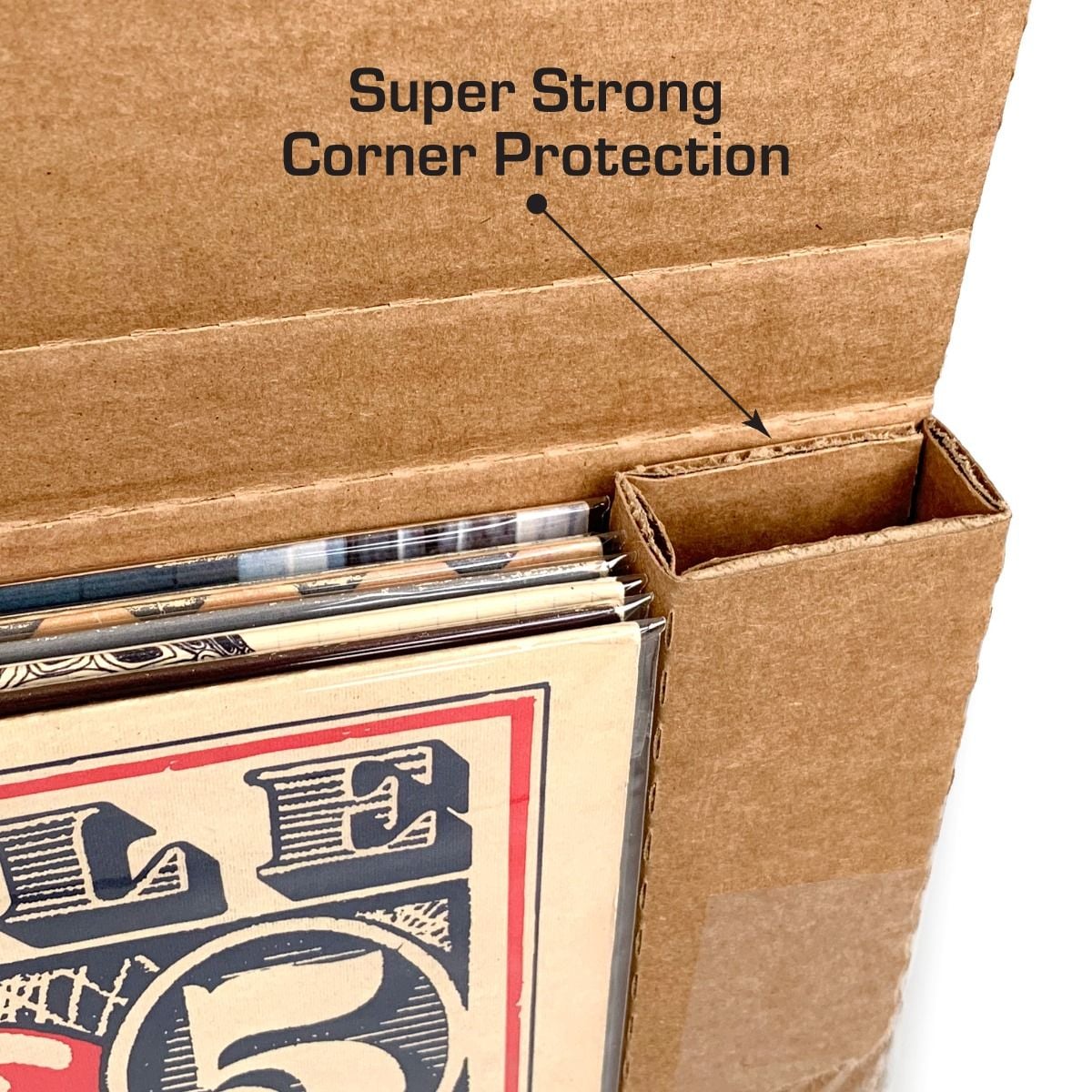 Vinyl Record LP Mailers For 1-3 Albums