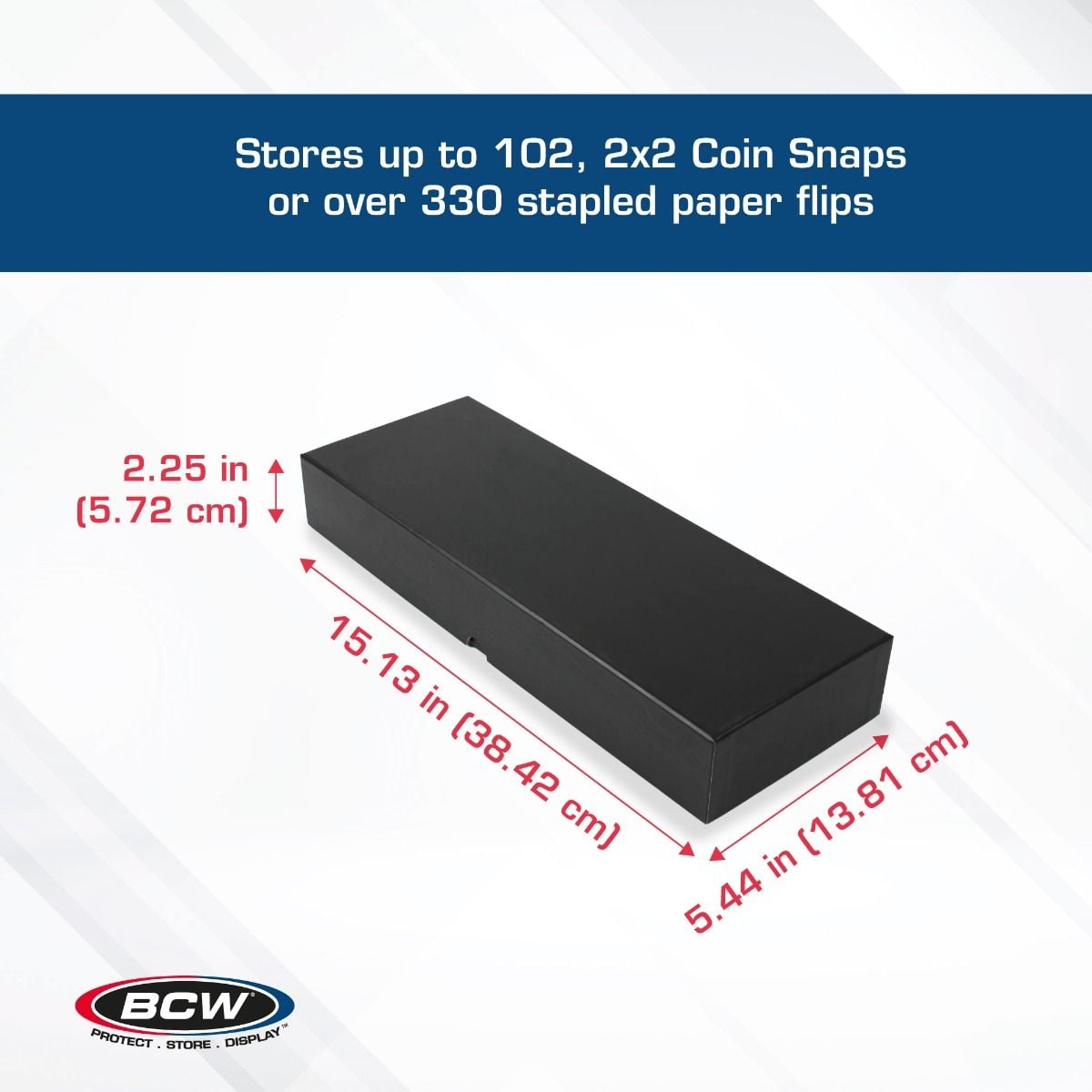 Coin Boxes For Collectors 10 Red 2x2 Coin Storage Boxes - Snap-Lock ...