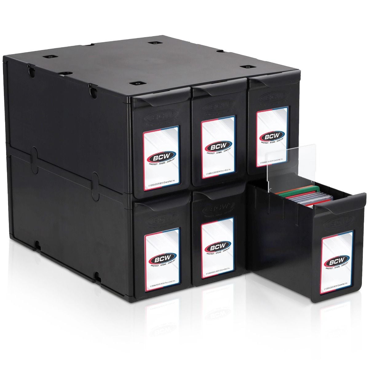 storing graded cards Evoretro Graded Card Storage Box: 90 Ct TSA Lock – PokeMaster Mates main image 0