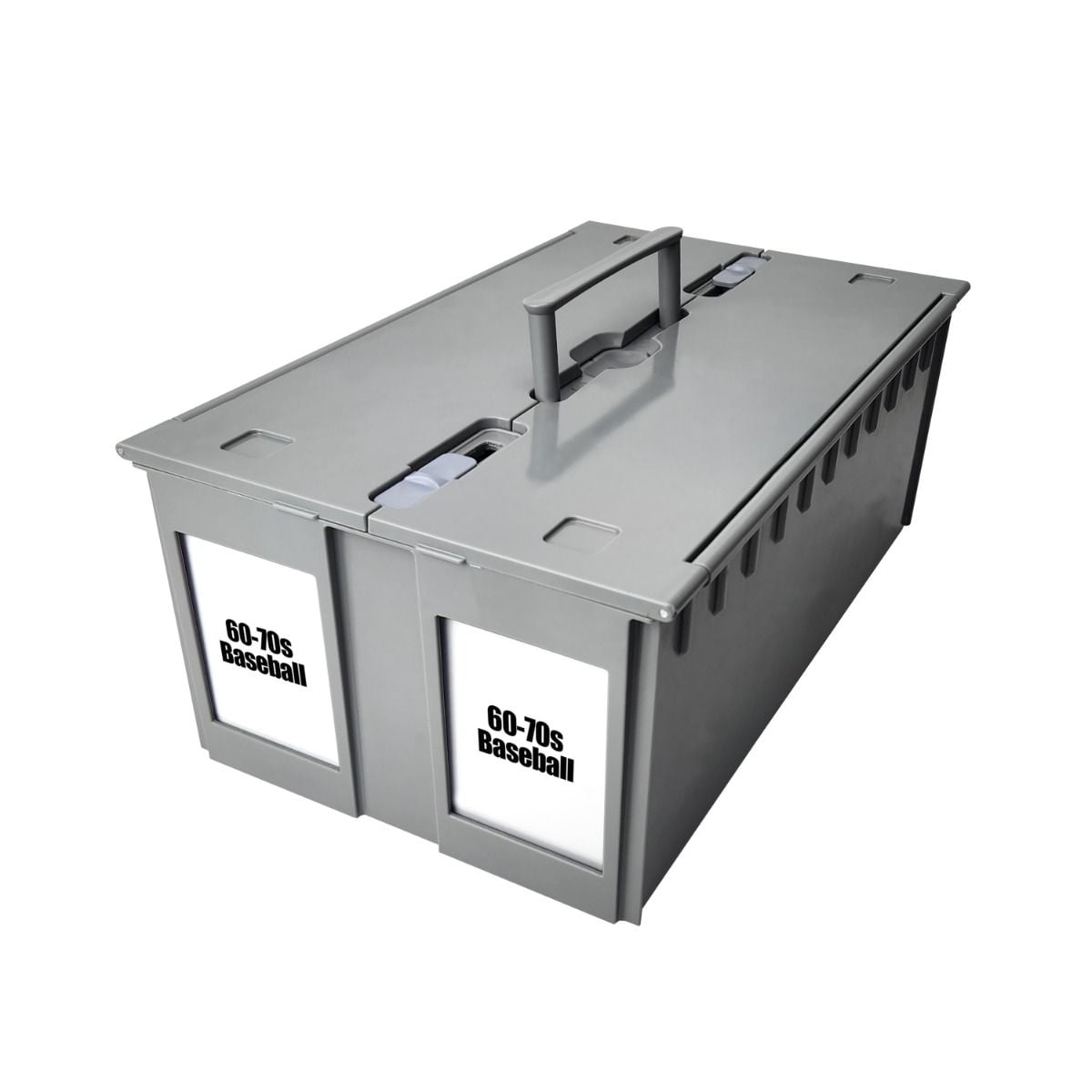 BCW 2-Row Graded Card Bin Gray Plastic Storage Box For Trading Cards, Free Shipping Bcw Currency Sleeves BCW 2-Row Graded Card Bin Gray Plastic Storage Box For Trading Cards, Free Shipping Bcw Currency Sleeves