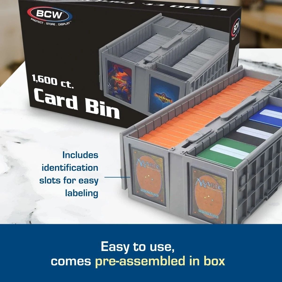 BCW Collectible Card Bin - 1600