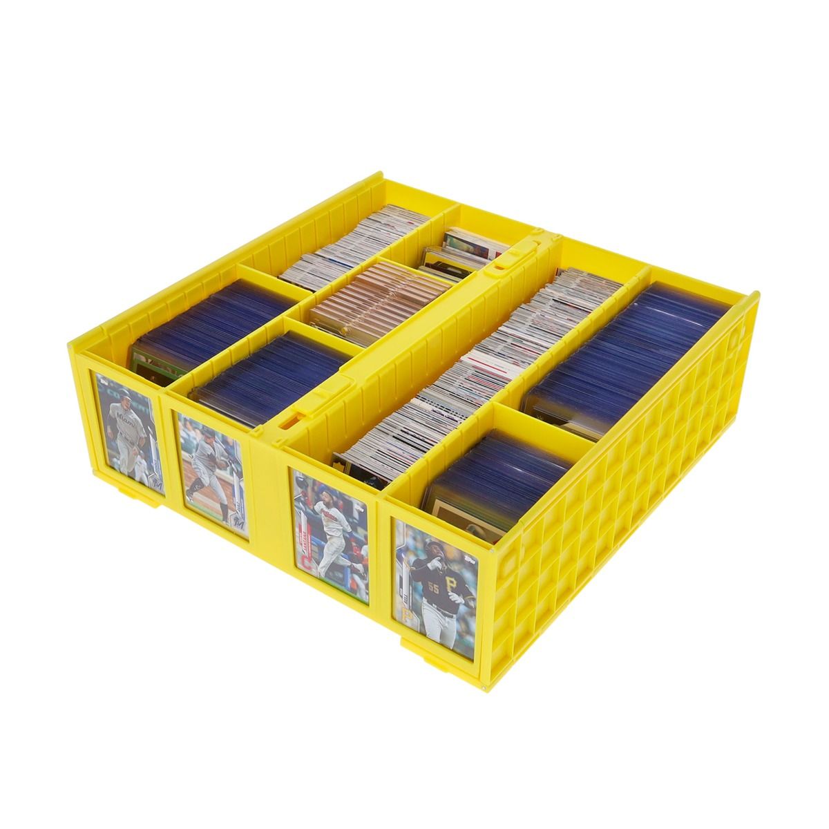 thumbnail image 2 of BCW Green Card Storage Bin For Trading Cards – Holds 3200 Cards, 4 Compartments 2 of 3