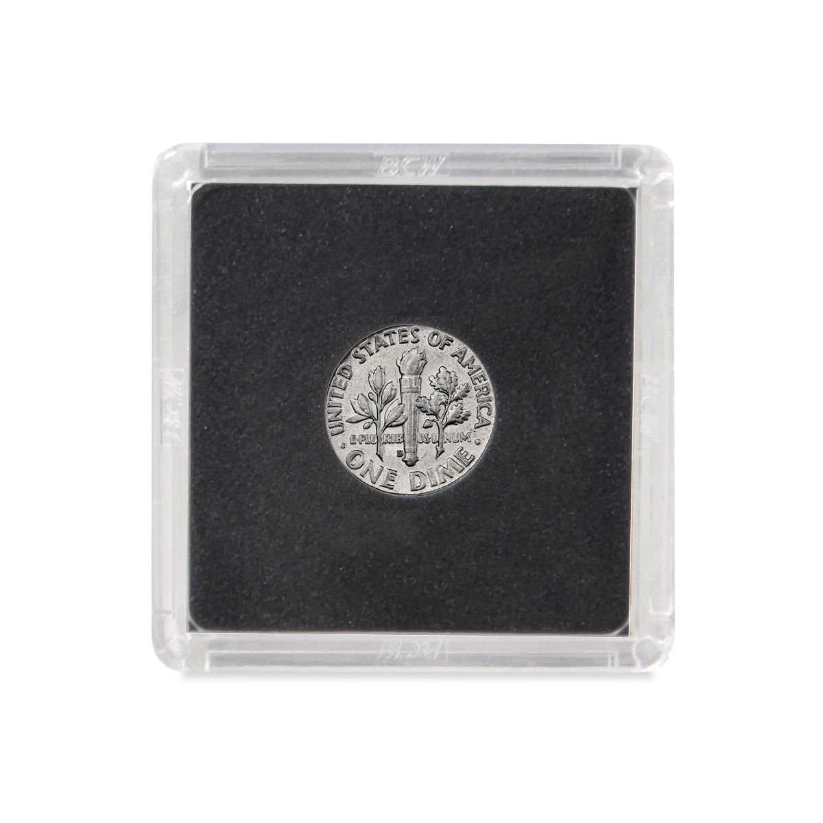 小物 dime 2x2 Coin Snap - Dime - Black