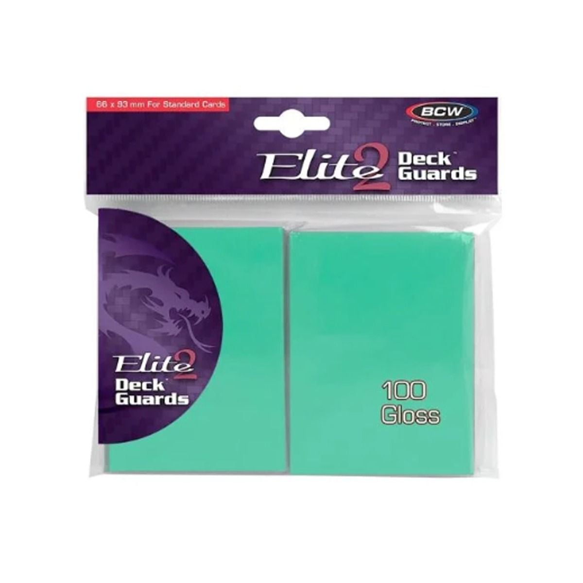 BCW: Gloss Deck Guards Elite2 - Seafoam