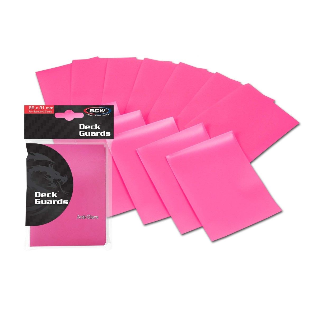 BCW Deck Guard - Double Matte - Pink (50)