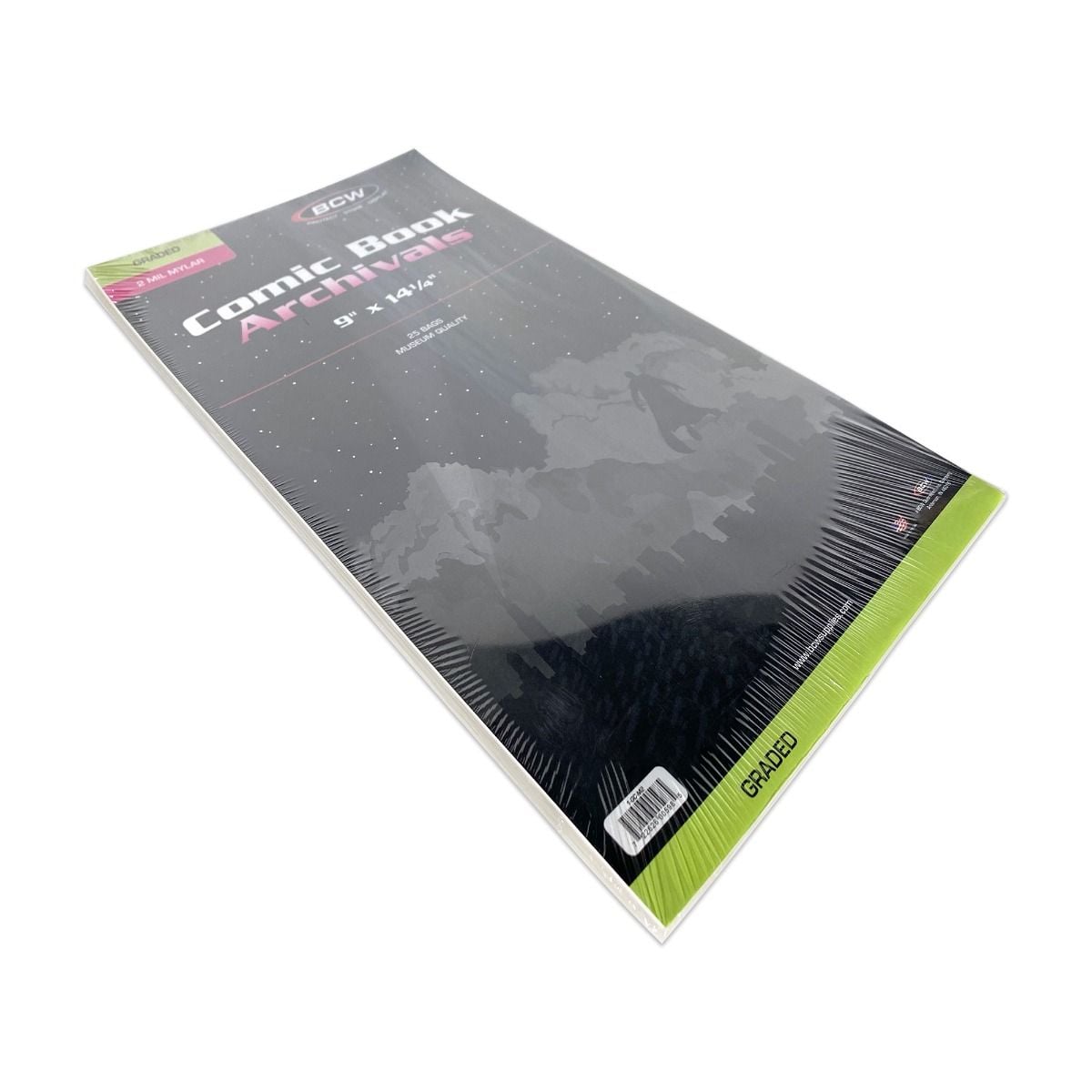 BCW Confezione Da 50 Borse Argento Fumetto Mylar Archivals 2 - Foto 4