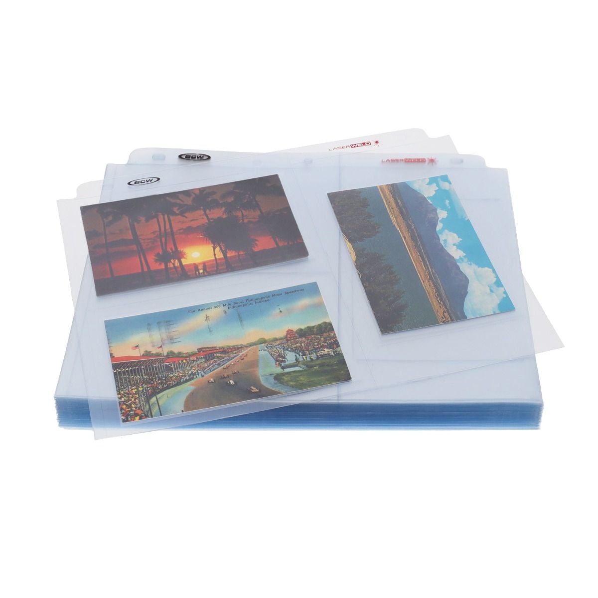 Pages De Protection BCW LaserWeld - 100 Poches Format Lettre - Sans Acide, Archivage - Neuf
