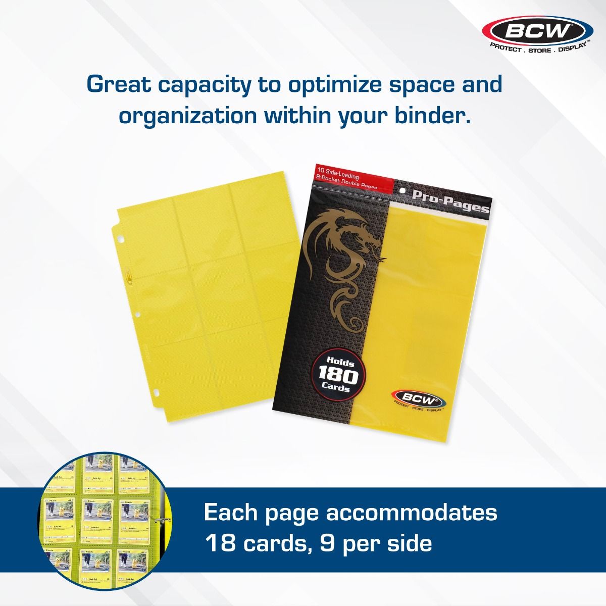 ReloadWordsページ Side Loading 18-Pocket Pro Pages - Yellow