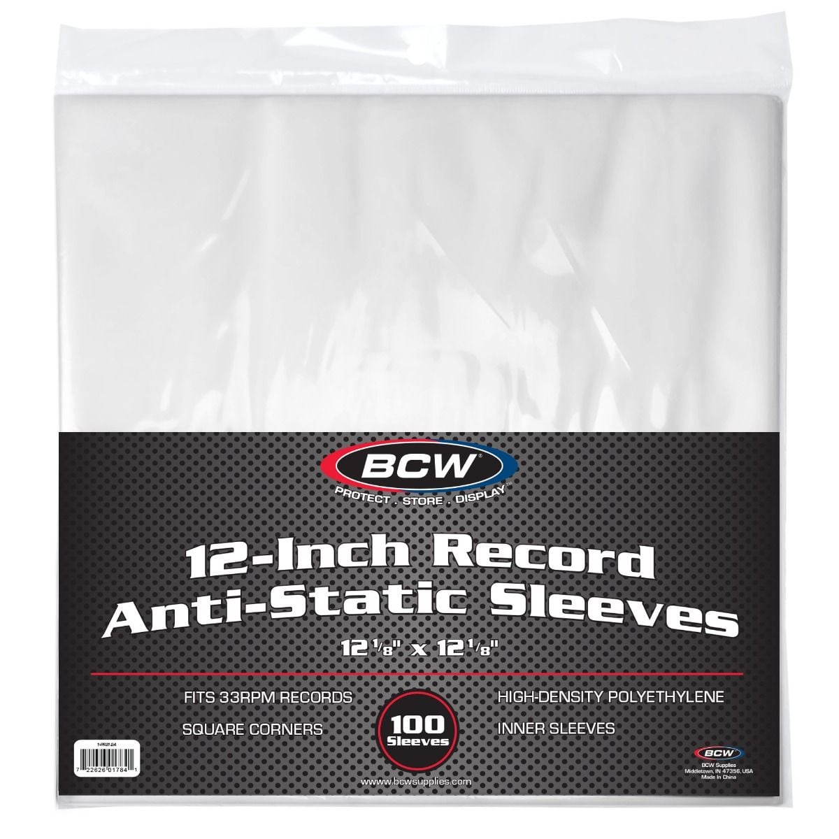 12-Inch Record Paper Inner Sleeve - Anti-static