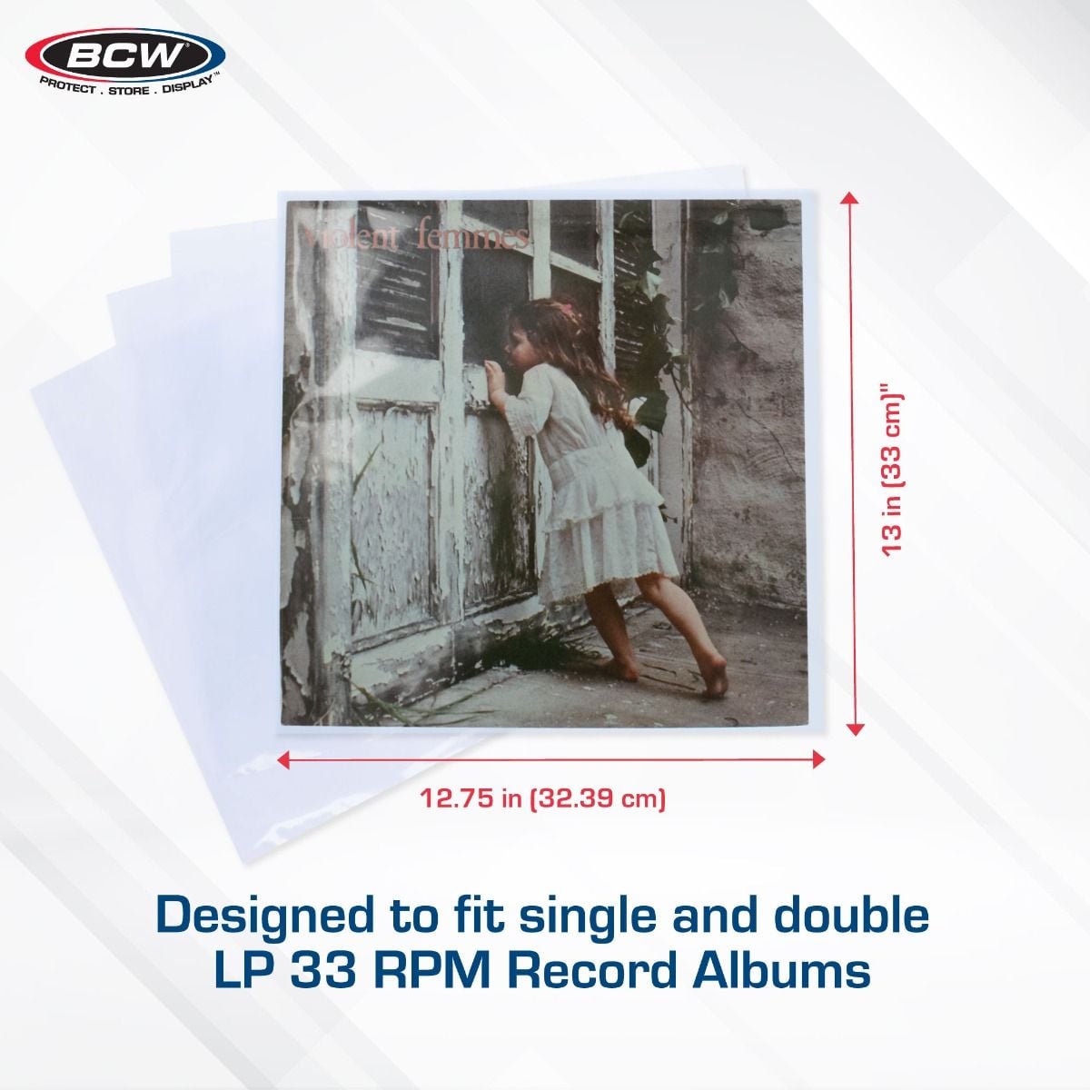 Pack of 25 BCW 33RPM LP Record Album Tabbed White Storage Box Dividers