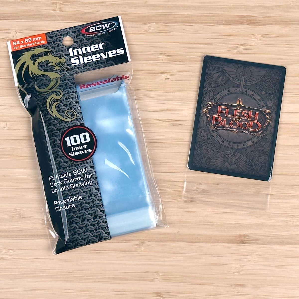sealable card sleeves Team Bags Resealable Sleeves (100ct)
