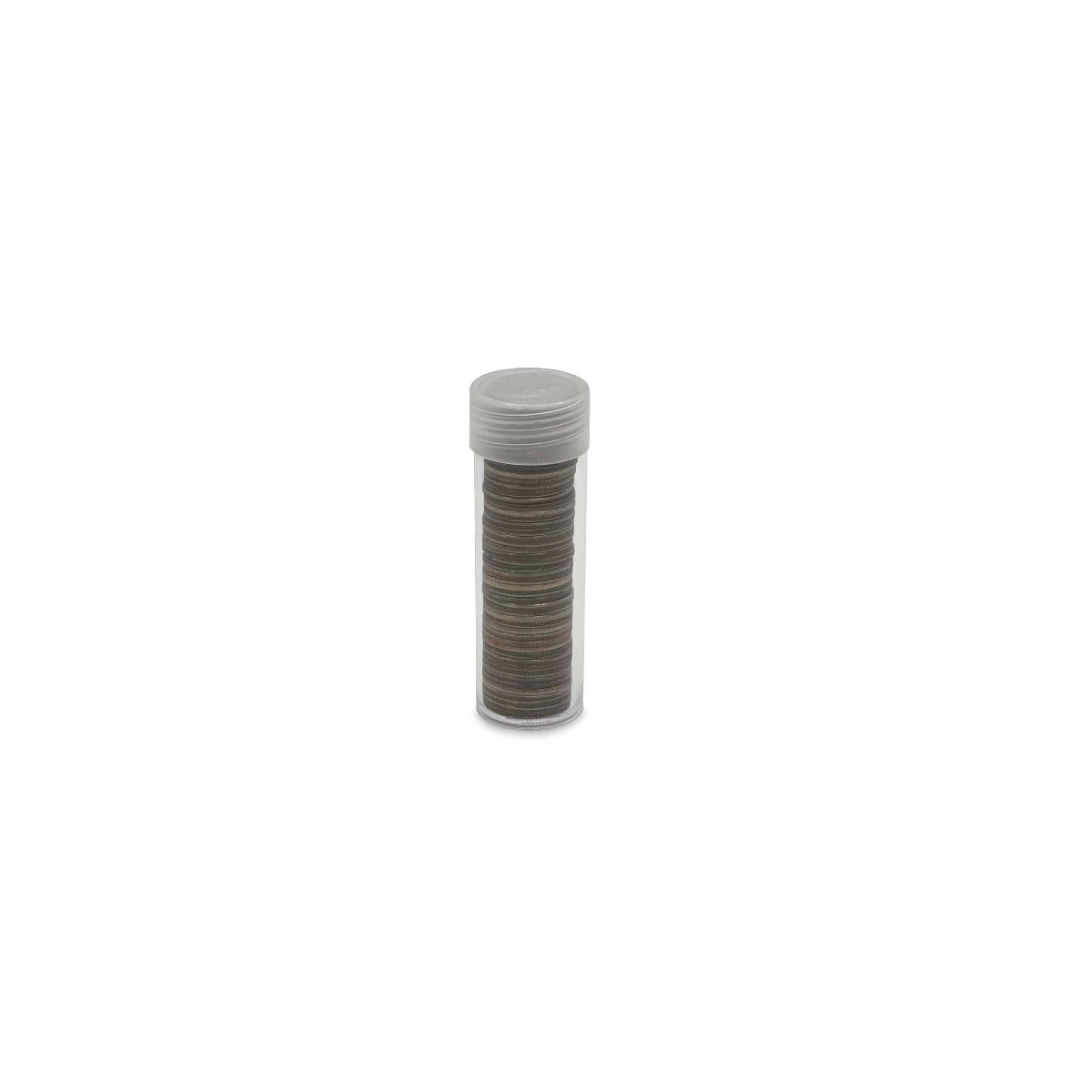 Lighthouse 25 Dime-Size Square Coin Tubes – Archival Long-Term Storage, Durable, Model 367212
