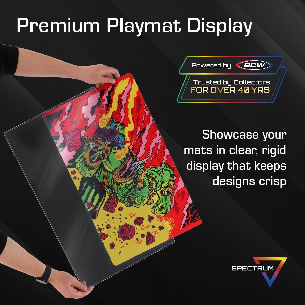 24 x 14 Playmat Holder | Shop Trading Card Playmats - BCW Supplies