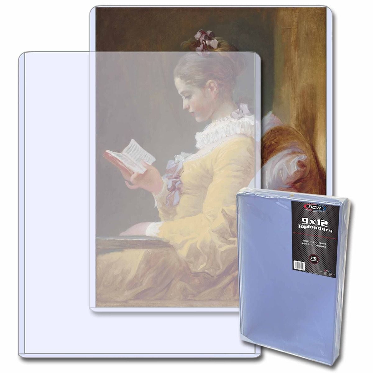 Classeur Toploader Support PVC Rigide Neuf (2 Pièces) BCW 9x11,5 Magazine Classeur Top Loader - Foto 10