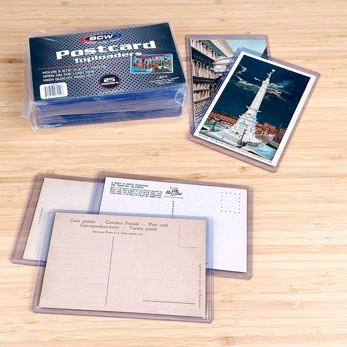 バージル　ポストカード Amazon.com: BCW Postcard Top Load Holder - Pack of 25 | Toploaders